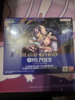 One Piece TCG - OP14 The Azure Sea's Seven Booster Box In-Hand Ships Next Day - Image 1