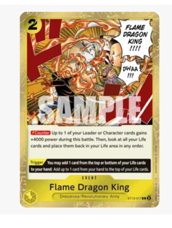 Flame Dragon King - ST13-017 - C - Foil One Piece - Image 1