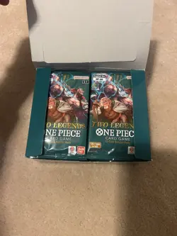 One Piece CG OP08 Two Legends Unsealed Booster Box 24 Packs - Fast free shipping - Image 2