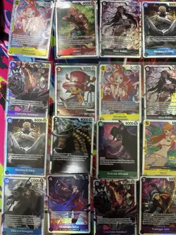 One Piece English Card Lot SR NM 32 Cards Lot - Image 2