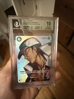 One Piece Sakazuki (SP) OP02-099 Kingdoms of Intrigue BGS 10 PRISTINE - Image 1