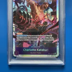 One Piece TCG JPN Charlotte Katakuri PSA 10 A Fist of Divine Speed OP11-067 2025 - Image 3