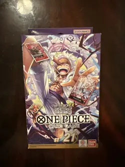 ONE PIECE TCG: GEAR5 STARTER DECK EX 21 (ST-21) FACTORY SEALED/ENGLISH - Image 1