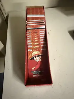 One Piece OP-13 CARRYING ON HIS WILL Sleeved Booster Packs Lot Of 30 NEW/SEALED - Image 1