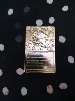 1999 Pokemon 23K Gold Plated Charizard Trading Card Burger King Limited Edition - Image 2