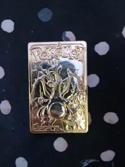 1999 Pokemon 23K Gold Plated Charizard Trading Card Burger King Limited Edition - Image 3