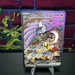 Pokemon TCG Raging Bolt EX Prismatic Evolutions Holo Card 166/131 - Image 1