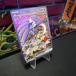 Pokemon TCG Raging Bolt EX Prismatic Evolutions Holo Card 166/131 - Image 2