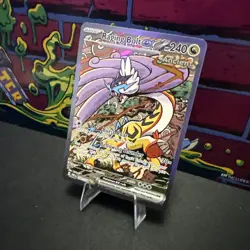 Pokemon TCG Raging Bolt EX Prismatic Evolutions Holo Card 166/131 - Image 3
