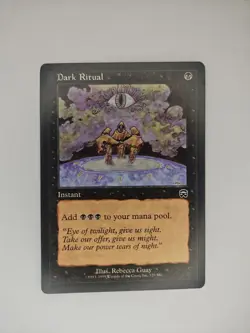 Mercadian Masques Dark Ritual Card Regular Edition - Image 1