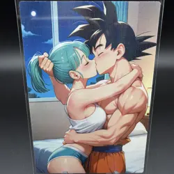 Bulma & Goku Anime Waifu Card Doujin ACG Goddess Holo - Image 2