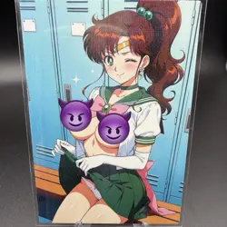 Makoto Kino Sailor Moon Anime Waifu Card Doujin ACG Goddess Holo - Image 2