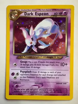Dark Espeon - 4/105 - Pokemon Neo Destiny Unlimited Holo Rare Card WOTC - Image 1