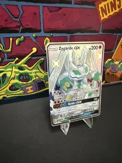 Pokemon TCG Zygarde GX SV65/SV94 Shiny Holo Rare Card Hidden Fates - Image 2