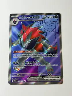 Pokemon TCG N's Zoroark EX Holo Ultra Rare Card 175/159 Sv09: Journey Together - Image 1
