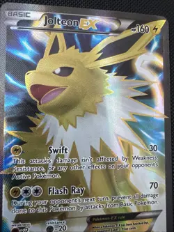 Pokemon Card TCG Jolteon EX 28a/83 Generations Ultra Rare Holo Full Art NM A - Image 2