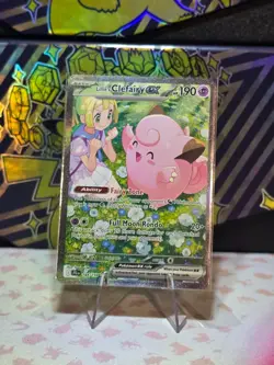 2025 Pokemon TCG Lillie's Clefairy EX Holo Card Sv09: Journey Together 184/159 - Image 1