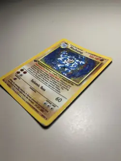 Pokemon Machamp Holo 1st Edition Rare Card Base Set 8/102 - Image 3