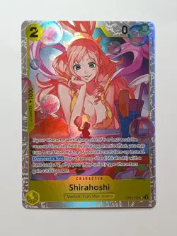 Shirahoshi OP12-102 Super Rare Holo Foil One Piece TCG Card Game NM - Image 1