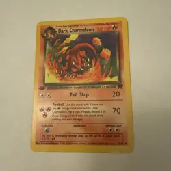 Dark Charmeleon 1st Edition 32/82 Team Rocket Pokemon Card - Image 2