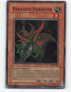 Parasite Paracide #PSV-003 super rare Yugioh Card - Image 1