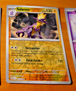 POKEMON ECARLATE ET VIOLET FRANCAISE CARD REVERSE HOLO CARTE 072/198 SVI FR NM - Image 1