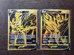 Pokemon Cards (Zacian V & Zamazenta V Sword And Shield ETB Black Star Promo) TCG - Image 1