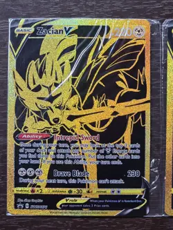 Pokemon Cards (Zacian V & Zamazenta V Sword And Shield ETB Black Star Promo) TCG - Image 2
