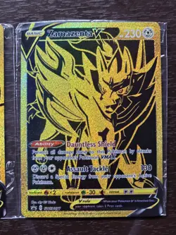 Pokemon Cards (Zacian V & Zamazenta V Sword And Shield ETB Black Star Promo) TCG - Image 3