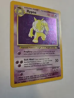 Hypno 8/62 Pokemon Card TCG Holo Holographic Rare Vintage / 1999 / LP - Image 5