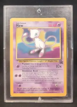Mew #8 Movie Promo Rare Vintage WOTC Pokemon Card Ungraded NM FREE SHIPPING - Image 3