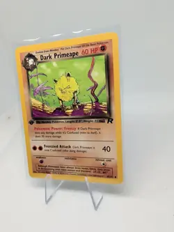 Pokemon Card - Dark Primeape Team Rocket 43/82 Uncommon 1st Edition - Image 3
