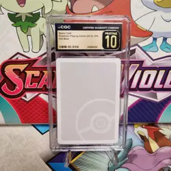 CGC 10 Pristine Pokemon Old Maid Spare Card 2019 - SHIPS FAST - Image 1