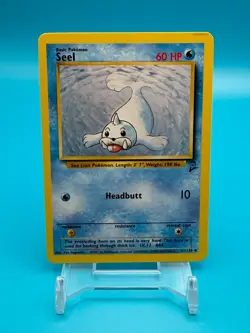 Seel Pokemon Card - Base Set 2 061/130 - LP Vintage 2000 TCG - Image 1