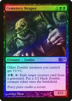 Cemetery Reaper FOIL Magic 2010 / M10 HEAVILY PLD Black Rare MAGIC CARD ABUGames - Image 1