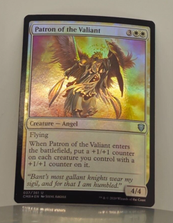 Foil - Patron of the Valiant - Commander Legends - CMR - 37/361 - MTG - Image 1
