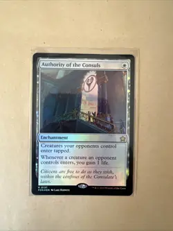 MTG Authority of the Consuls FDN 0137 R NM FOIL Rare - Image 1