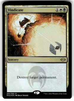 Vindicate Modern Horizons 2 Foil MTG - Image 1