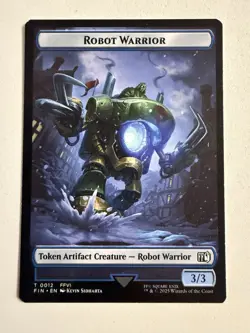 Sephiroth, One-Winged Angel Robot Warrior Double-Sided Token Final Fantasy NM - Image 2