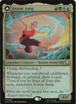 Avatar Aang - FOIL - M Avatar: The Last Airbender 207 - MTG - Image 1