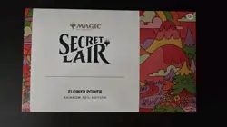 MTG Secret Lair Flower Power Rainbow Foil IN-HAND NEW SEALED - Image 1