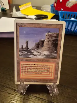 Plateau -Revised 3rd Edition -Dual Land -Magic the Gathering -MtG -MP - Image 1