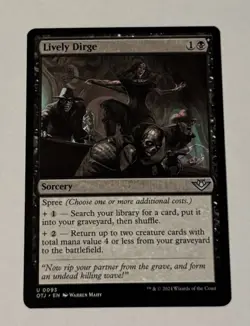 MTG Lively Dirge - Outlaws Of Thunder Junction LP - Image 1
