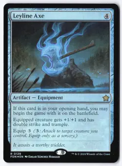 Leyline Axe R Foundations 129 NM - Image 1