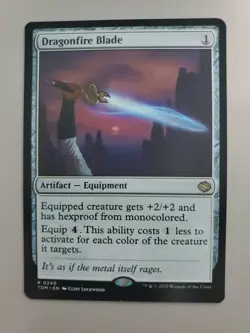 MTG Dragonfire Blade Tarkir: Dragonstorm Regular Rare - Image 1