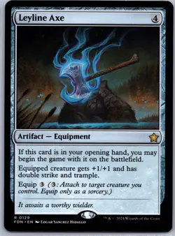Foundations #129 Leyline Axe Non-Foil - Image 1