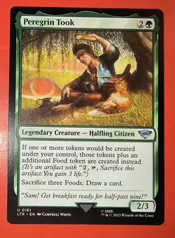 MTG,MAGIC, PEREGRIN TOOK, 0181, UNCOMMON, REGULAR FINISH, LTR. NM - Image 1