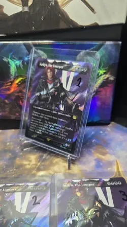 x1 Ardyn, the Usurper #0524 - Borderless Surge Foil - NM - MTG: FINAL FANTASY - Image 2