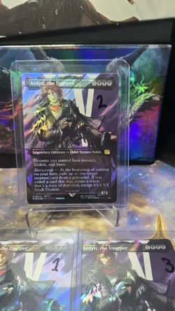 x1 Ardyn, the Usurper #0524 - Borderless Surge Foil - NM - MTG: FINAL FANTASY - Image 4
