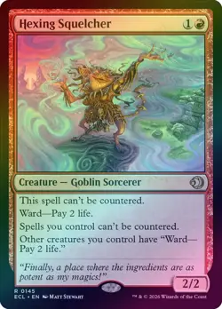 (Ships 1/16) Hexing Squelcher Foil - Lorwyn Eclipsed MTG Near Mint - Image 1